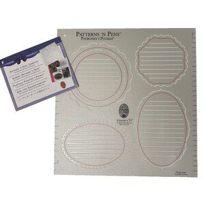 Creative Memories Journaling TEMPLATE Patterns & Pens NEW